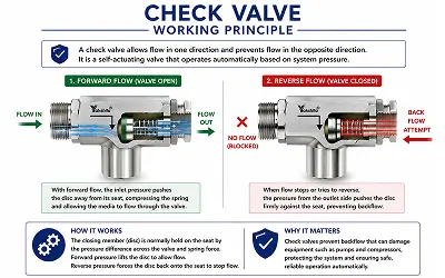 Check Valve Working Principle