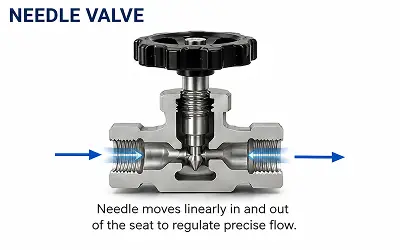 Needle Valve Working Principle Diagram