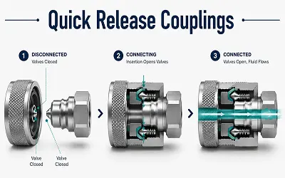 Quick Release Couplings Working Principle